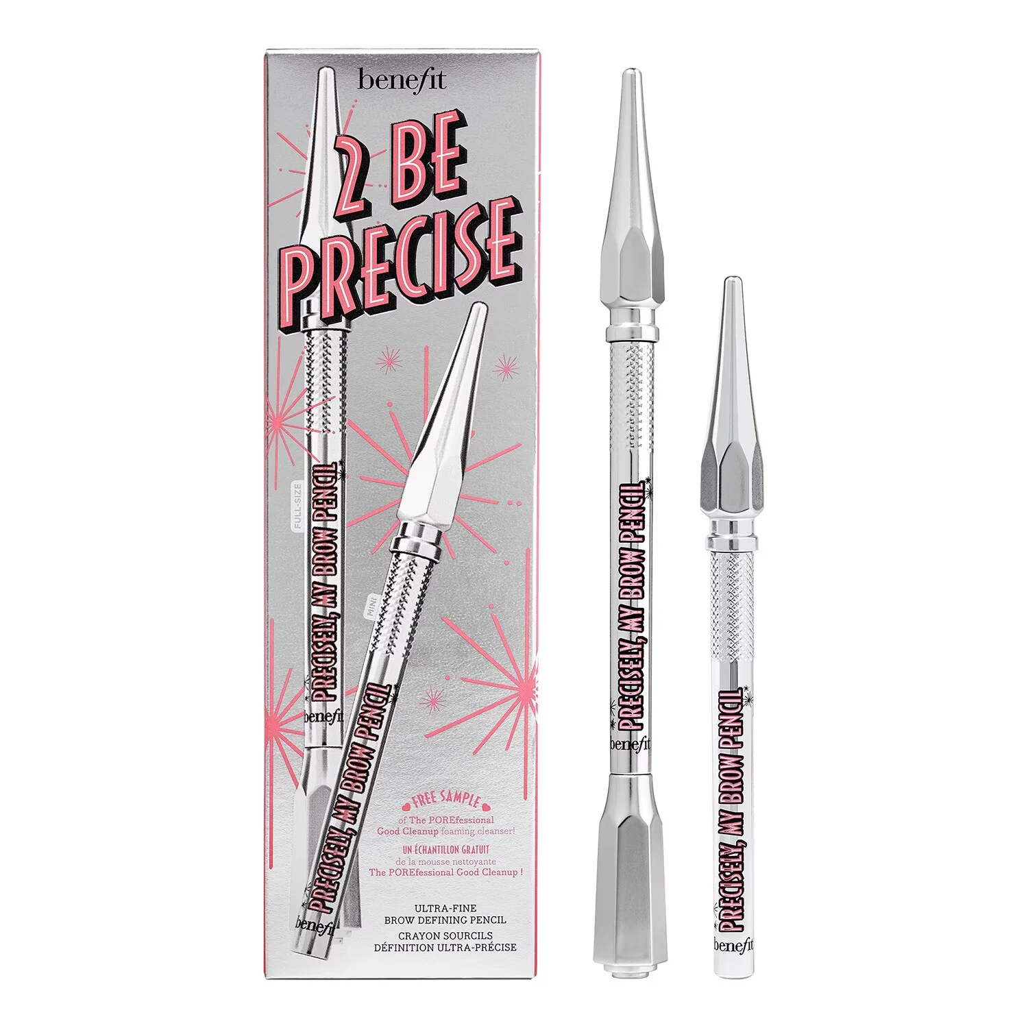 BENEFIT COSMETICS - 2 Be Precise Duo Precisely My Brow Pencil Kit Sourcils