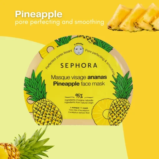 SEPHORA - Masque Tissu Ananas Perfecteur Pores Lissant