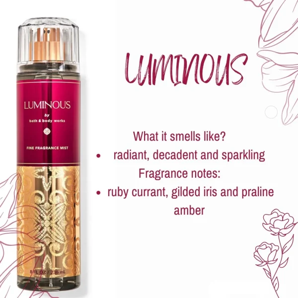 BATH & BODY WORKS – Luminous Brume Parfumée