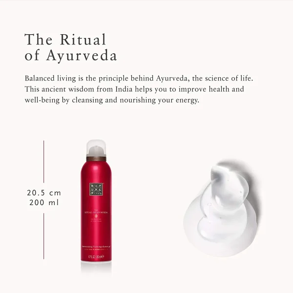 RITUALS – The Ritual Of Ayurveda Mousse de Douche 200ml 3