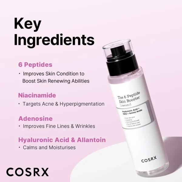 COSRX – The 6 Peptide Skin Booster Sérum Booster de Peau aux 6 Peptides