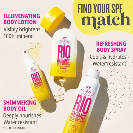 SOL DE JANEIRO Rio Radiance Spray pour le Corps SPF50 200ml