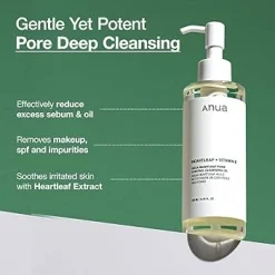 ANUA - Heartleaf Pore Control Cleansing Oil - Huile Nettoyante Démaquillante