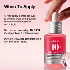 ANUA - Niacinamide 10% + TXA 4% Sérum 30ml
