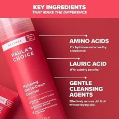 PAULA'S CHOICE - Defense Hydrating Gel-to-Cream Cleanser Nettoyant Hydratant