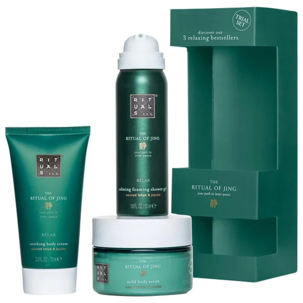 RITUALS – The Ritual Of Jing 3 Relaxing Bestsellers Mini Coffret Corps & Bain 1