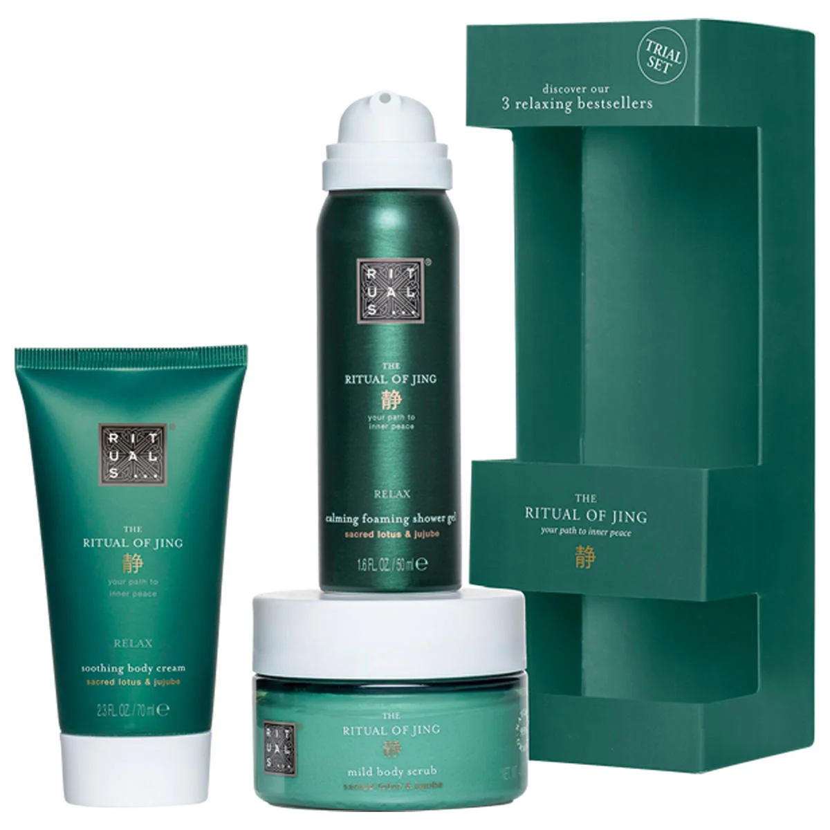 RITUALS - The Ritual Of Jing 3 Relaxing Bestsellers Coffret Corps & Bain