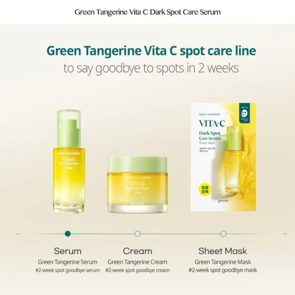 GOODAL – Green Tangerine Vita-C Dark Spot Care Crème Anti-taches à la Vitamine C 50ml