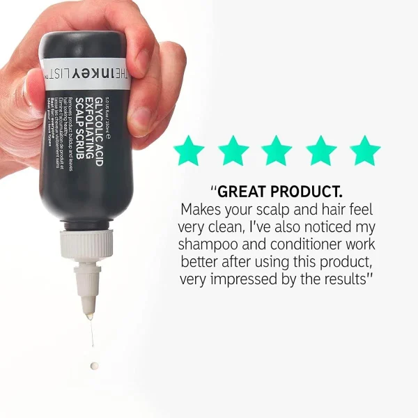 THE INKEY LIST – Glycolic Acid Exfoliating Sculp Scrub – Gommage Cuir Chevelu Exfoliant à l’Acide Glycolique 150ml