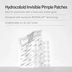 The Inkey List Hydrocolloid Invisible Pimple Patches - 22 Patches Anti-boutons