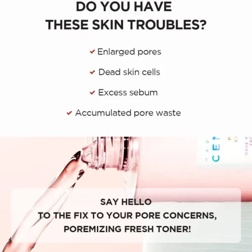 Skin1004 - Madagascar Centella Poremizing Clear Toner - Tonique Nettoyant Raffermissant des Pores 210ml