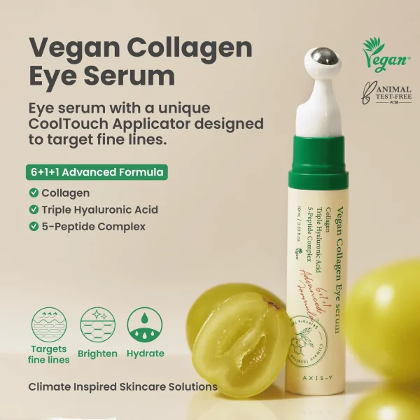 AXIS-Y Vegan Collagen Eye Serum – Sérum Yeux au Collagène 10ml