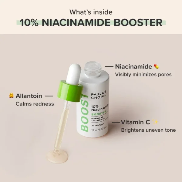 PAULA’S CHOICE – 10% Niacinamide Booster – Sérum aux Vitamines B3 & B5 20ml