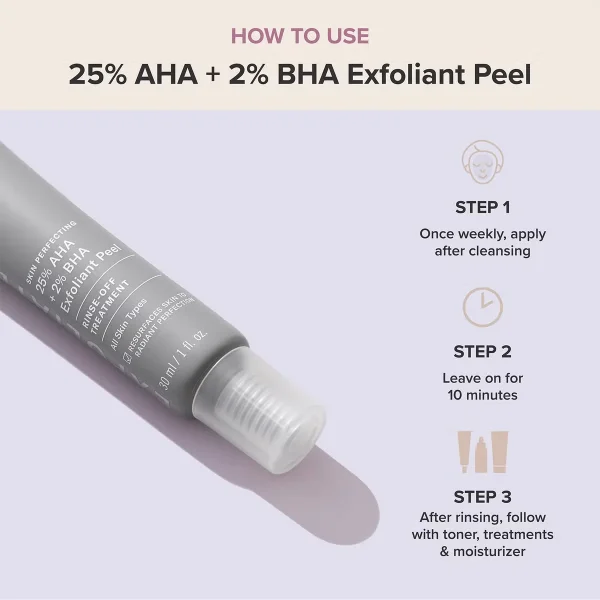 PAULA’S CHOICE – Peeling Exfoliant 25 % AHA + 2 % BHA Skin Perfecting 30ml