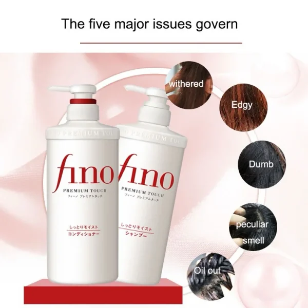 Shiseido – Fino Premium Touch Hair Shampoo & Conditioner – Duo Nourissant et Hydratant