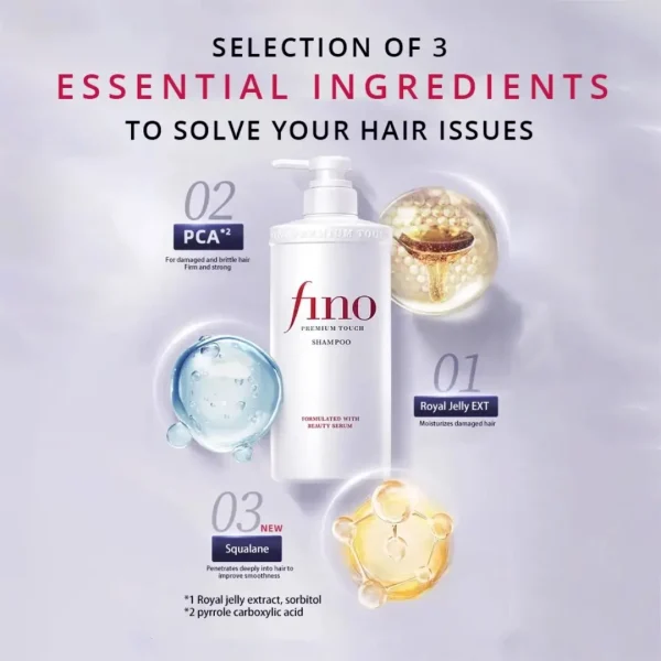 Shiseido – Fino Premium Touch Hair Shampoo & Conditioner – Duo Nourissant et Hydratant