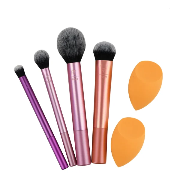 REAL TECHNIQUES – Everyday Essentials Kit Set de Pinceaux & éponges