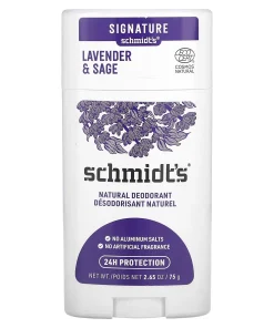 SCHMIDT'S – Déodorant Stick Naturel Lavande & Sauge