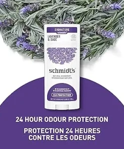 SCHMIDT'S – Déodorant Stick Naturel Lavande & Sauge