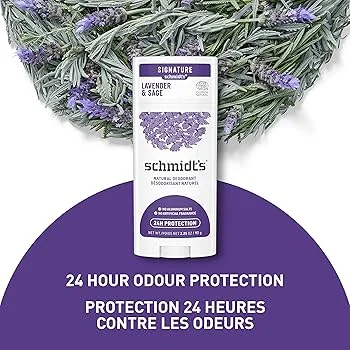 SCHMIDT'S – Déodorant Stick Naturel Lavande & Sauge