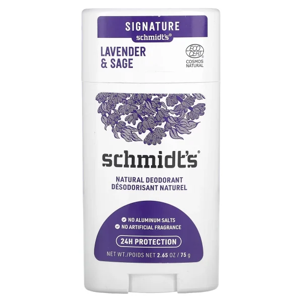 SCHMIDT’S – Déodorant Stick Naturel Lavande & Sauge