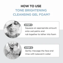 SKIN 1004 - Madagascar Centella Tone Brightening Cleansing Gel Foam - Gel Moussant Éclaircissant