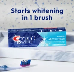 CREST - 3D White Advanced Arctic Fresh Whitening Toothpaste - Dentifrice Blanchissant