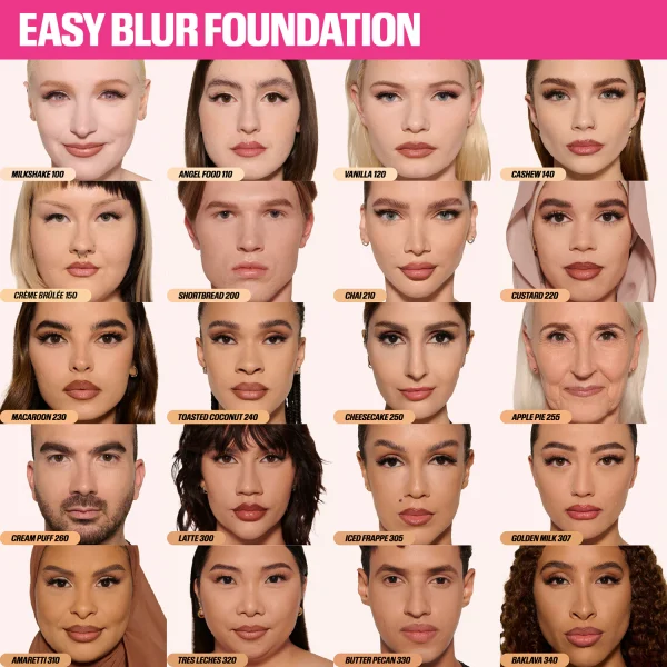 HUDA BEAUTY – Easy Blur Natural Airbrush Foundation – Fond de Teint Naturel