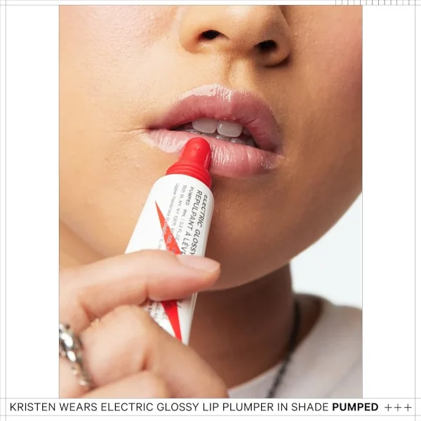 MILK MAKEUP – Electric Glossy Lip Plumper – Repulpant à Lèvres Brillant Pumped Clear