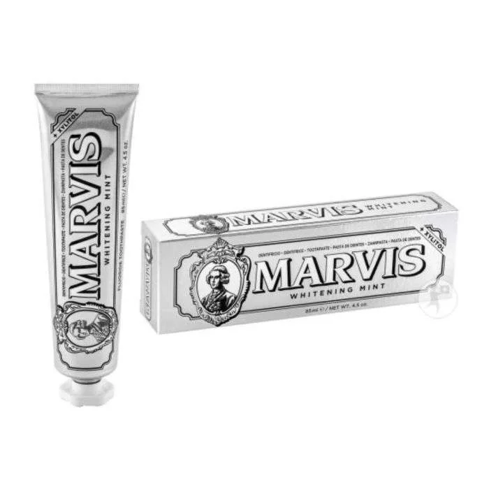 MARVIS - Whitening Mint - Dentifrice Blanchissant à la Menthe 85ml MARVIS - Whitening Mint - Dentifrice Blanchissant à la Menthe