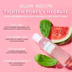 GLOW RECIPE - Watermelon Glow PHA+BHA Pore-Tight Toner- Tonique Resserrant Éclat