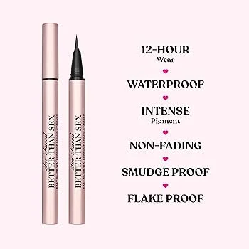 TOO FACED - Better Than Sex Eyeliner Liquide Waterproof Noir 5 TOO FACED - Better Than Sex Eyeliner Liquide Waterproof Noir