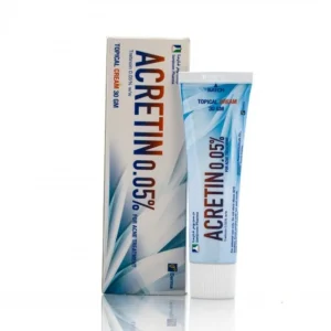 ACRETIN 0.05% Tretinoin Crème pour le Traitement d'Acné 30g