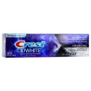 CREST – 3D White Dentifrice Blanchissant Charbon