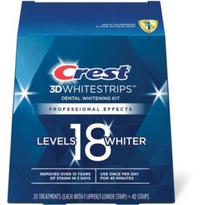 CREST – 3D Whitestrips Professional Effects Kit de Blanchiment ( 40 Bandes )