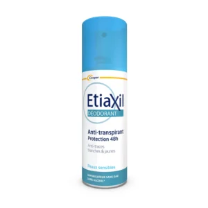 ETIAXIL – Déodorant Anti-transpirant Protection 48h Peaux Sensibles