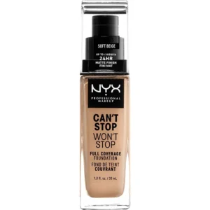 NYX - Can't Stop Won't Stop Full Coverage Foundation Fond de Teint Couvrant 24h
