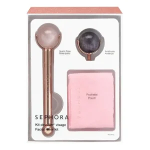 SEPHORA – Kit Rouleau Quartz Rose Et Améthyste