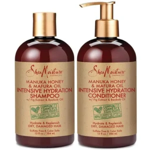SHEA MOISTURE - Manuka Honey & Mafura Oil Shampooing & Après-Shampoing Soin Hydratant Intensif
