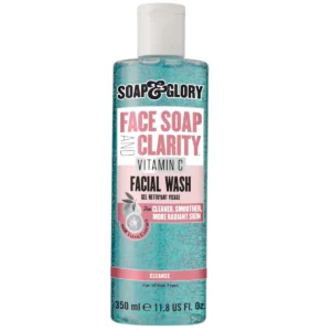 SOAP & GLORY - Face Soap & Clarity Facial Wash - Nettoyant Visage à la Vitamine C 350ml