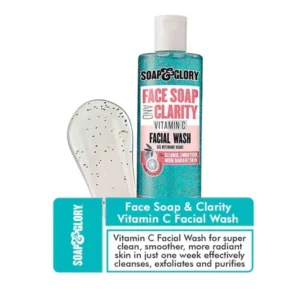 SOAP & GLORY - Face Soap & Clarity Facial Wash - Nettoyant Visage à la Vitamine C 350ml