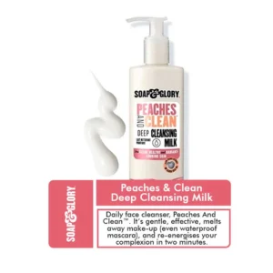 SOAP & GLORY - Peaches & Clean Face Milk Cleanser - Nettoyant Doux pour le Visage 350ml