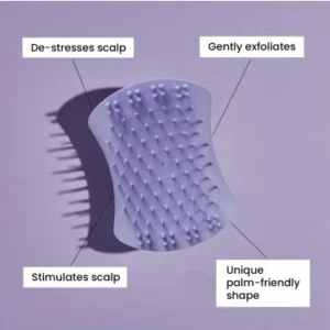 TANGLE TEEZER – Wet and Dry Exfoliant & Masseur pour le Cuir Chevelu Violet