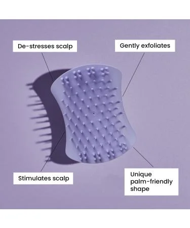 TANGLE TEEZER – Wet and Dry Exfoliant & Masseur pour le Cuir Chevelu Violet 2 TANGLE TEEZER – Wet and Dry Exfoliant & Masseur pour le Cuir Chevelu Violet