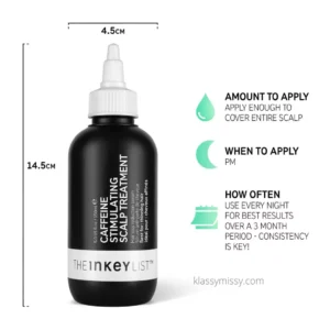 THE INKEY LIST - Caffeine Stimulating Scalp Treatment - Soin Cuir Chevelu Stimulant à la Caféine 150ml