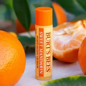 BURT'S BEES - Sweet Mandarin Lip Balm Baume à Lèvres Hydratant à la Mandarine Sucrée 5