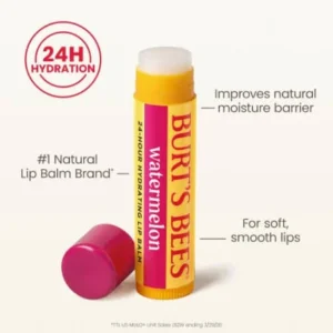 Burt's Bees - Watermelon Moisturizing Lip Balm Baume à Lèvres Hydratant au Pastèque