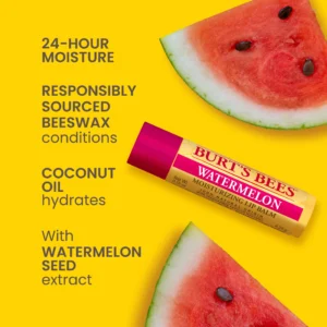 Burt's Bees - Watermelon Moisturizing Lip Balm Baume à Lèvres Hydratant au Pastèque