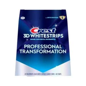 CREST - 3D Whitestrips Professional Transformation Kit de Blanchiment Dentaire (40 Bandes)